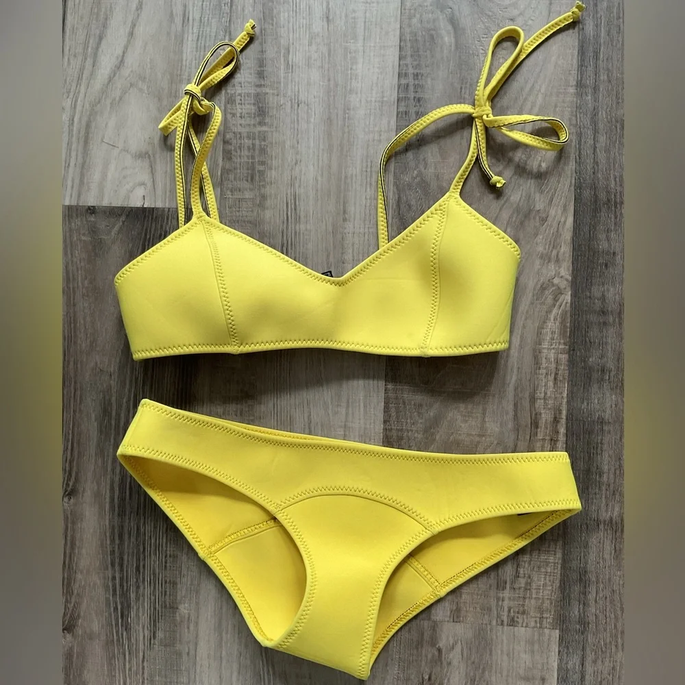 Lisa Marie Fernandez the giovanna bikini in yellow size 1